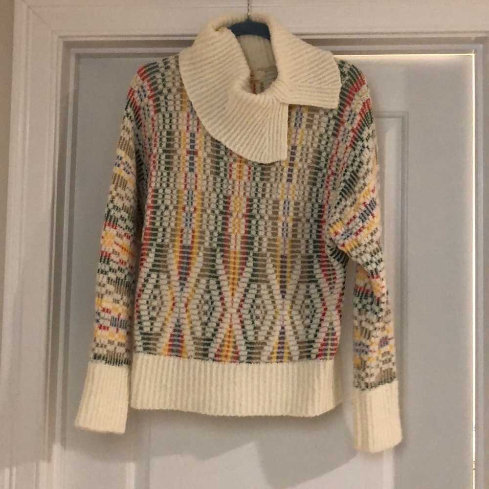 Multi color sweater from Anthropologie